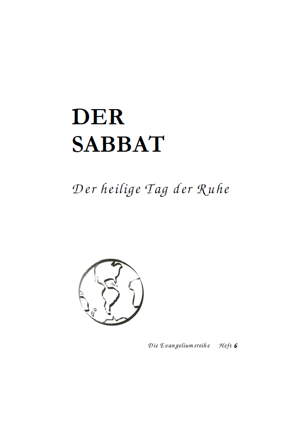 1 Evangeliumsreihe - Der Sabbat.