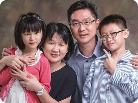 Dn. Matthias Ho and family