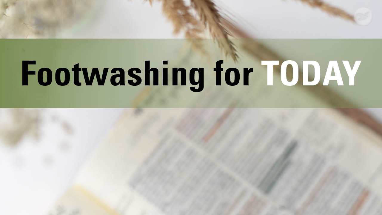 The Lord Jesus washes the feet of believers today through His church. Receiving the footwashing sacrament is receiving the Lord Jesus.