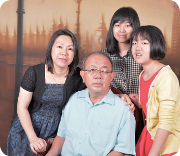 Family of Bro Lew Kheng-seong (Sister Lew Lee-fen's elder brother)